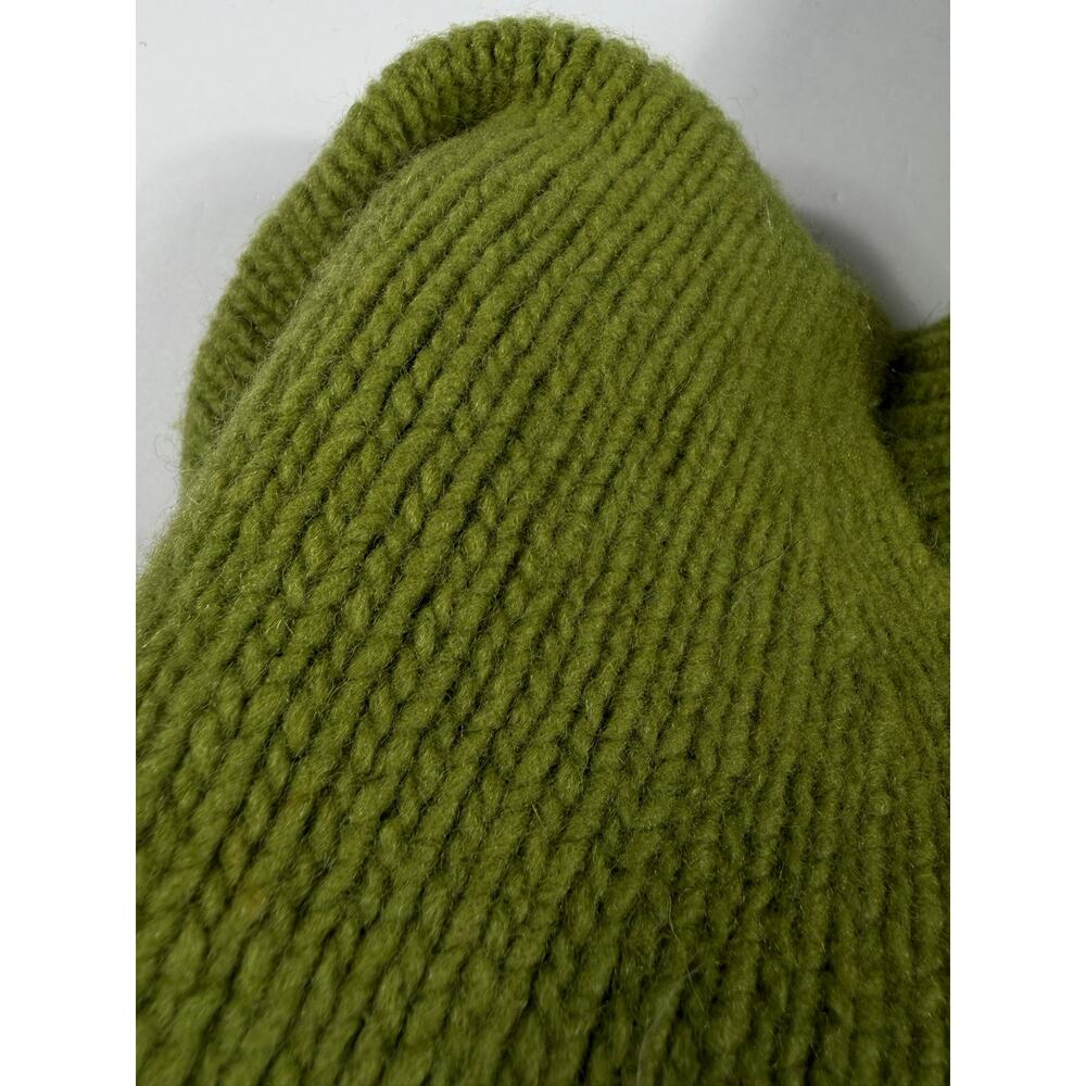 Babaa No17 Women’s Eco Wool Turtleneck Sweater Olivera Green One Size - Picture 14 of 14